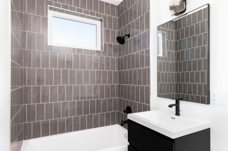 Tile Accents in Showers